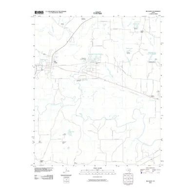 2010 Map of Big Sandy, 2010 Print