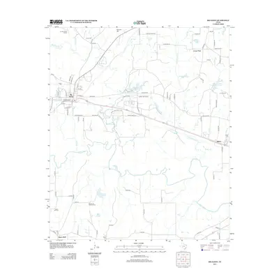 2012 Map of Big Sandy, 2012 Print