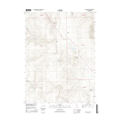 2014 Map of Big Sawmill Canyon, 2014 Print