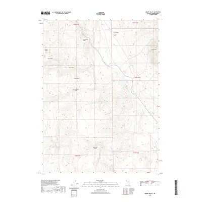 2018 Map of Big Sawmill Canyon, 2018 Print