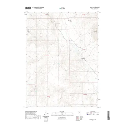 2021 Map of Big Sawmill Canyon, 2021 Print