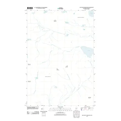 2011 Map of Big Shanty Mountain, 2011 Print