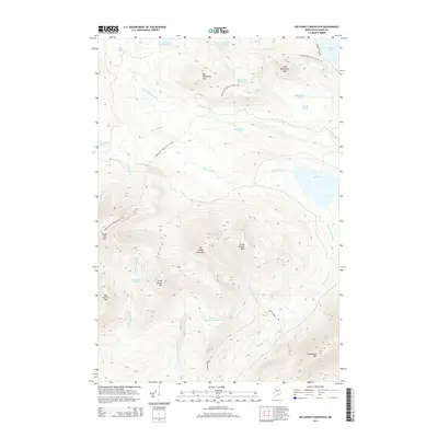 2014 Map of Big Shanty Mountain, 2014 Print