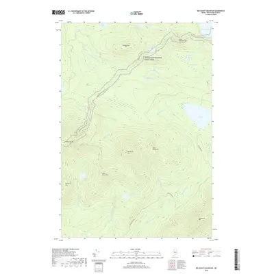 2018 Map of Big Shanty Mountain, 2018 Print