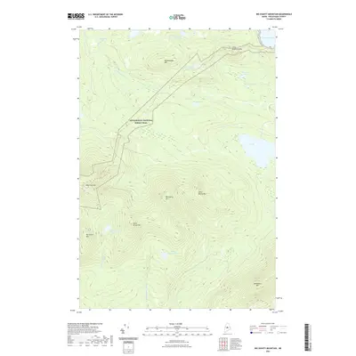 2021 Map of Big Shanty Mountain, 2021 Print
