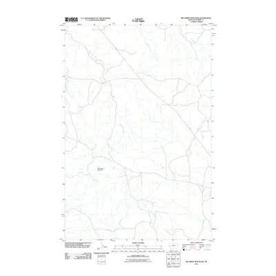 2011 Map of Big Sheep Mountain, 2011 Print