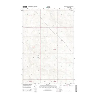 2014 Map of Big Sheep Mountain, 2014 Print