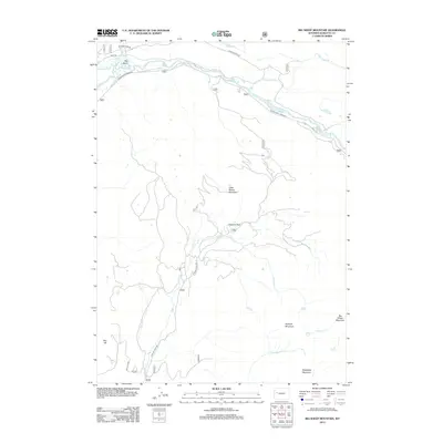 2012 Map of Big Sheep Mountain, 2012 Print