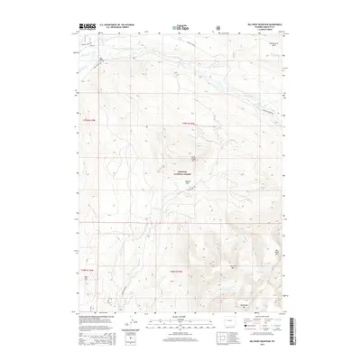 2015 Map of Big Sheep Mountain, 2015 Print