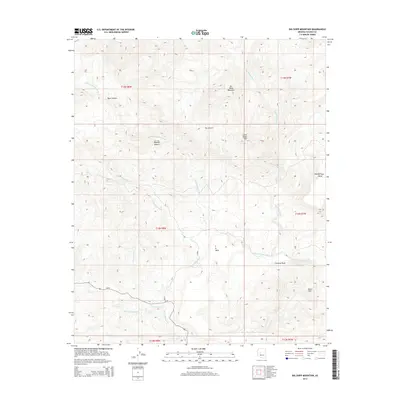 2014 Map of Big Shipp Mountain, 2014 Print