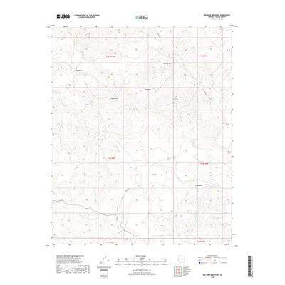 2018 Map of Big Shipp Mountain, 2018 Print
