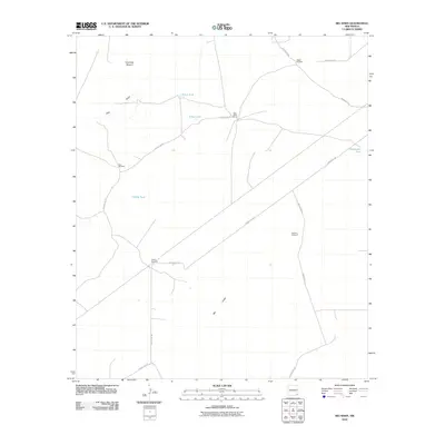 2010 Map of Big Sinks, 2010 Print