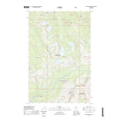 2020 Map of Big Snow Mountain, 2020 Print