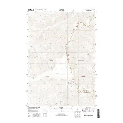 2013 Map of Big Soldier Mountain, 2013 Print