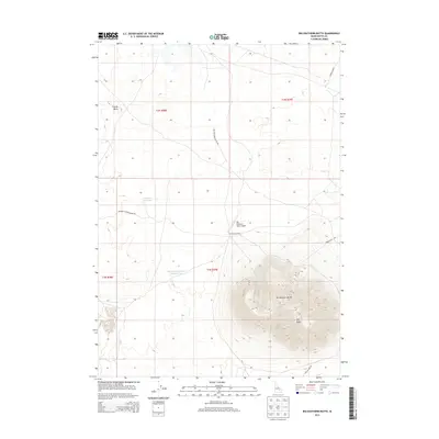 2013 Map of Big Southern Butte, 2013 Print