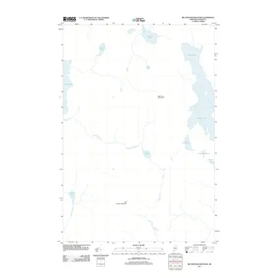 2011 Map of Big Spencer Mountain, 2011 Print