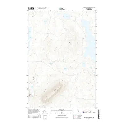 2014 Map of Big Spencer Mountain, 2014 Print