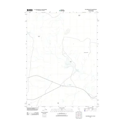 2011 Map of Big Spring Butte, 2011 Print