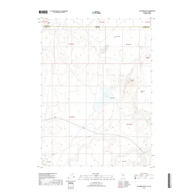 2018 Map of Big Spring Butte, 2018 Print