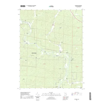 2017 Map of Big Spring, 2017 Print