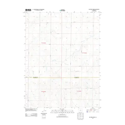2013 Map of Big Spring Creek, 2013 Print
