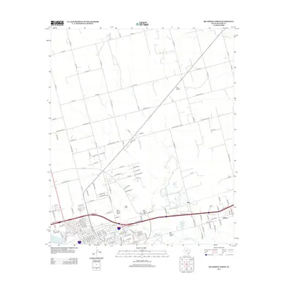 2012 Map of Big Spring North, 2012 Print