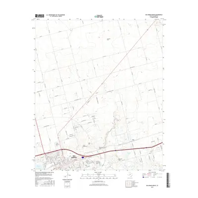 2016 Map of Big Spring North, 2016 Print