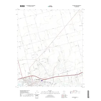 2019 Map of Big Spring North, 2019 Print