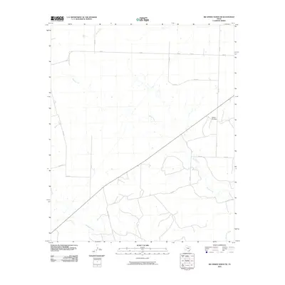 2010 Map of Big Spring North NE, 2010 Print