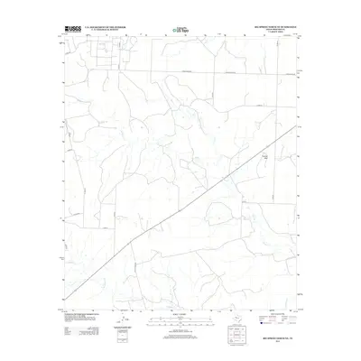 2012 Map of Big Spring North NE, 2012 Print