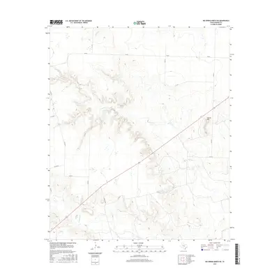 2016 Map of Big Spring North NE, 2016 Print
