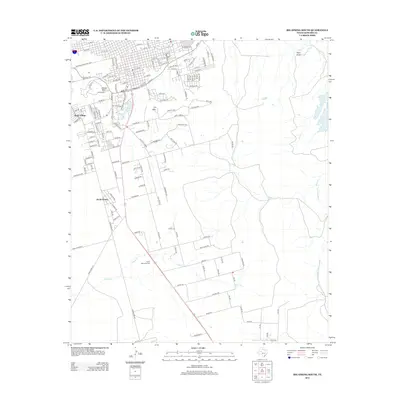 2012 Map of Big Spring South, 2012 Print