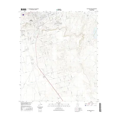 2016 Map of Big Spring South, 2016 Print