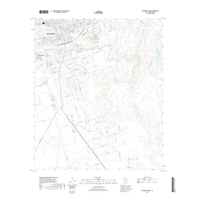 2019 Map of Big Spring South, 2019 Print