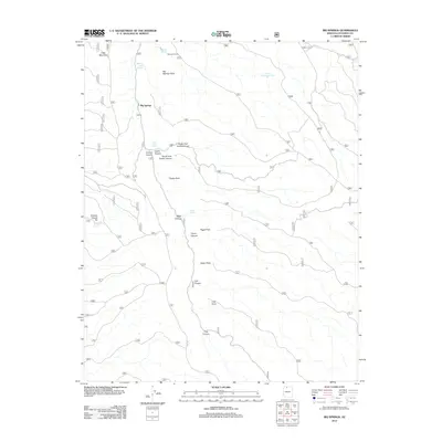 2012 Map of Big Springs, 2012 Print