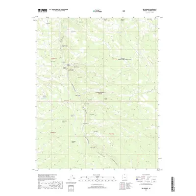 2018 Map of Big Springs, 2018 Print