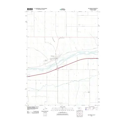 2010 Map of Big Springs, 2010 Print