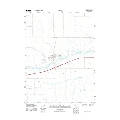 2011 Map of Big Springs, 2011 Print