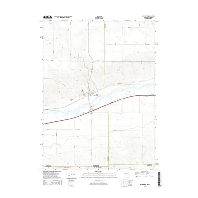 2014 Map of Big Springs, 2014 Print