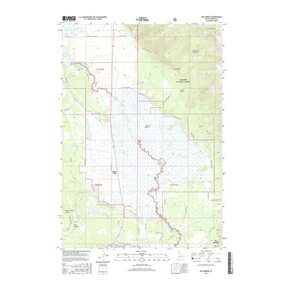 2017 Map of Big Springs, 2017 Print