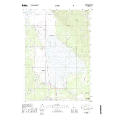 2020 Map of Big Springs, 2020 Print