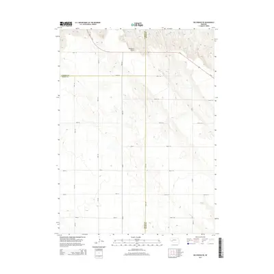 2014 Map of Big Springs NE, 2014 Print