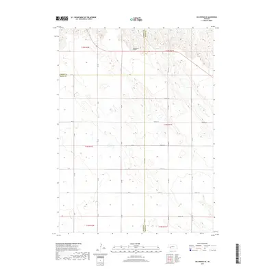 2017 Map of Big Springs NE, 2017 Print