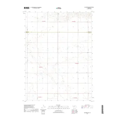 2017 Map of Big Springs NW, 2017 Print