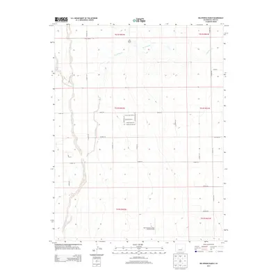 2013 Map of Big Springs Ranch, 2013 Print