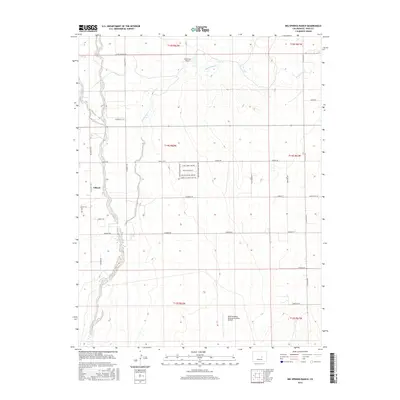 2016 Map of Big Springs Ranch, 2016 Print