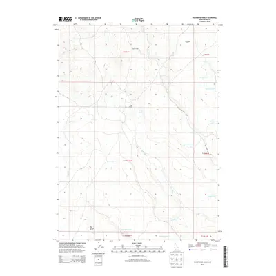 2013 Map of Big Springs Ranch, 2013 Print