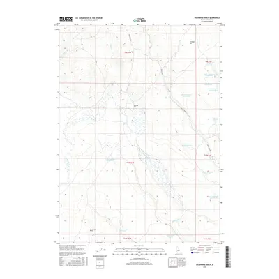 2017 Map of Big Springs Ranch, 2017 Print