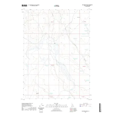 2020 Map of Big Springs Ranch, 2020 Print