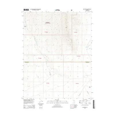 2015 Map of Big Springs, 2015 Print